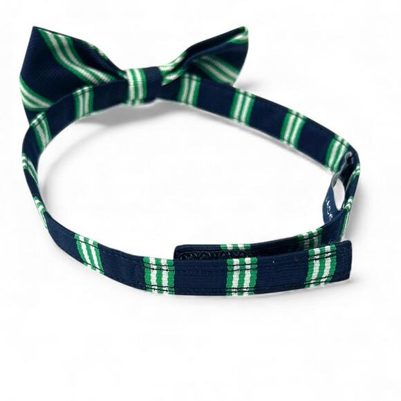 Janie and Jack bow tie boys Blue Green Adjustable 5-11 year old size - Picture 2 of 3